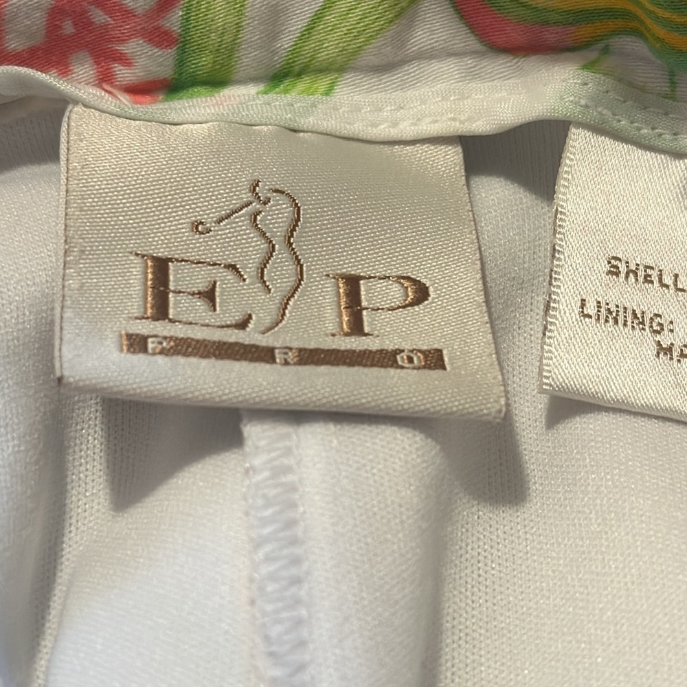 Women’s EP Pro Golf Polyester & Spandex Pink Green & White Athletic Golf Skort - Picture 8 of 8